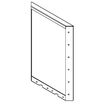 Πάνελ από ατσάλι corten 60 x 40 cm