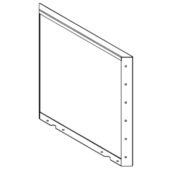 Πάνελ από ατσάλι corten 60 x 60 cm