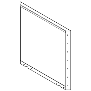 Πάνελ από ατσάλι επίστρωση πούδρας 70 x 70 cm