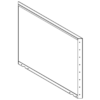 Πάνελ από ατσάλι επίστρωση πούδρας 80 x 100 cm