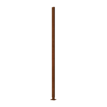 Βάση από ατσάλι corten ίσιο επίπεδη βάση με 190 x 6 x 3 cm