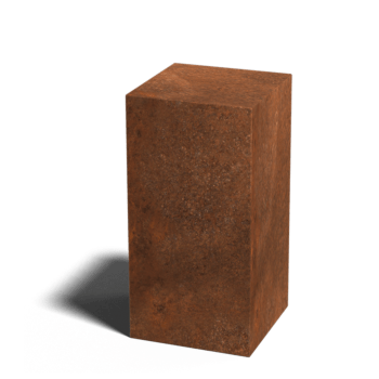Βάθρο από ατσάλι corten Οχάιο 30 x 30 x 60 cm