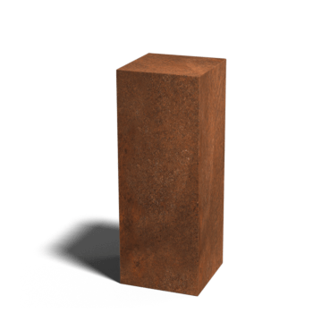 Βάθρο από ατσάλι corten Οχάιο 30 x 30 x 80 cm
