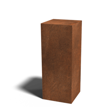 Βάθρο από ατσάλι corten Οχάιο 40 x 40 x 100 cm