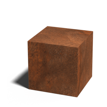 Βάθρο από ατσάλι corten Οχάιο 40 x 40 x 40 cm