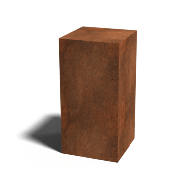 Βάθρο από ατσάλι corten Οχάιο 40 x 40 x 80 cm