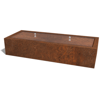 Συντριβάνι από ατσάλι corten 200 x 80 x 40 cm