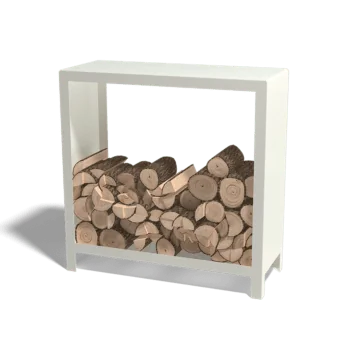 Αποθήκευση ξύλου από χάλυβα - Indiana - 100 x 40 x 100 cm