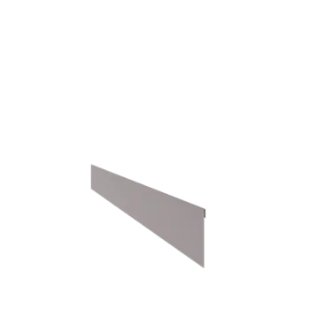 Μπορντούρα κήπου από γαλβανισμένο χάλυβα - Επίπεδο -  Ύψος 13 cm - 240 cm