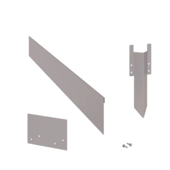 Μπορντούρα κήπου από γαλβανισμένο χάλυβα - Επίπεδο -  Ύψος 13 cm - Plíres set 15 μέτρα