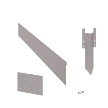 Μπορντούρα κήπου από γαλβανισμένο χάλυβα - Επίπεδο -  Ύψος 13 cm - Plíres set 24 μέτρα