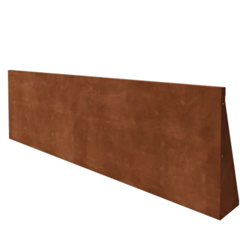 Τοίχος συγκράτησης από χάλυβα Corten - Ίσιο - 200 x 60 cm