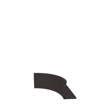 Τοίχος συγκράτησης από χάλυβα - Εσωτερική καμπυλή - 50 x 50 x 30 cm - RAL7016 ματ (ανθρακί γκρι)