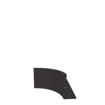 Τοίχος συγκράτησης από χάλυβα - Εσωτερική καμπυλή - 50 x 50 x 40 cm - Άλλο χρώμα RAL