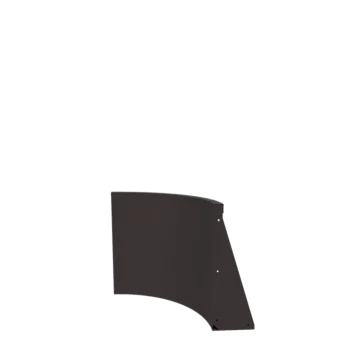 Τοίχος συγκράτησης από χάλυβα - Εσωτερική καμπυλή - 50 x 50 x 60 cm - RAL7016 ματ (ανθρακί γκρι)