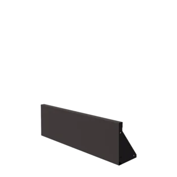 Τοίχος συγκράτησης από χάλυβα - Ίσιο - 100 x 30 cm - Άλλο χρώμα RAL