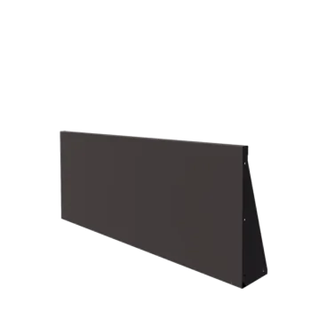 Τοίχος συγκράτησης από χάλυβα - Ίσιο - 150 x 60 cm - RAL7016 ματ (ανθρακί γκρι)