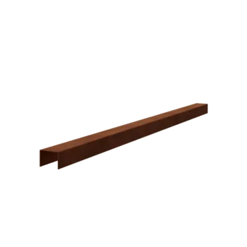 Προφίλ U από χάλυβα Corten - 5 x 6 x 5 cm - 240 cm