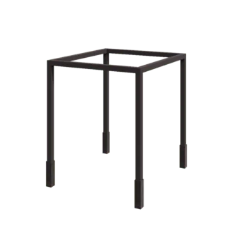 Πέργκολα από χάλυβα - Τετράγωνο - 274 x 250 x 230 cm - RAL7016 ματ (ανθρακί γκρι) - Με βάση από σκυρόδεμα