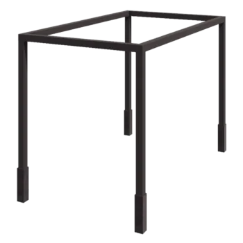 Πέργκολα από χάλυβα - Τετράγωνο - 424 x 250 x 230 cm - Άλλο χρώμα RAL - Με βάση από σκυρόδεμα