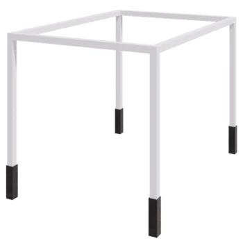 Πέργκολα από χάλυβα - Ορθογώνιο - 424 x 300 x 230 cm - RAL9010 ματ (λευκό) - Με βάση από σκυρόδεμα