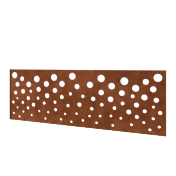 Φράχτης από χάλυβα Corten H - Πάνελ B - 180 x 63,3 cm