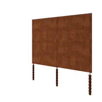 Φράχτης από χάλυβα Corten H4 - Plíres set - 258 x 6 x 190 cm