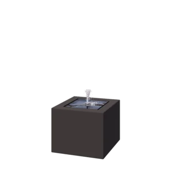 Συντριβάνι από αλουμίνιο - Lyra - 50 x 50 x 40 cm - Άλλο χρώμα RAL - Με LED φωτισμό