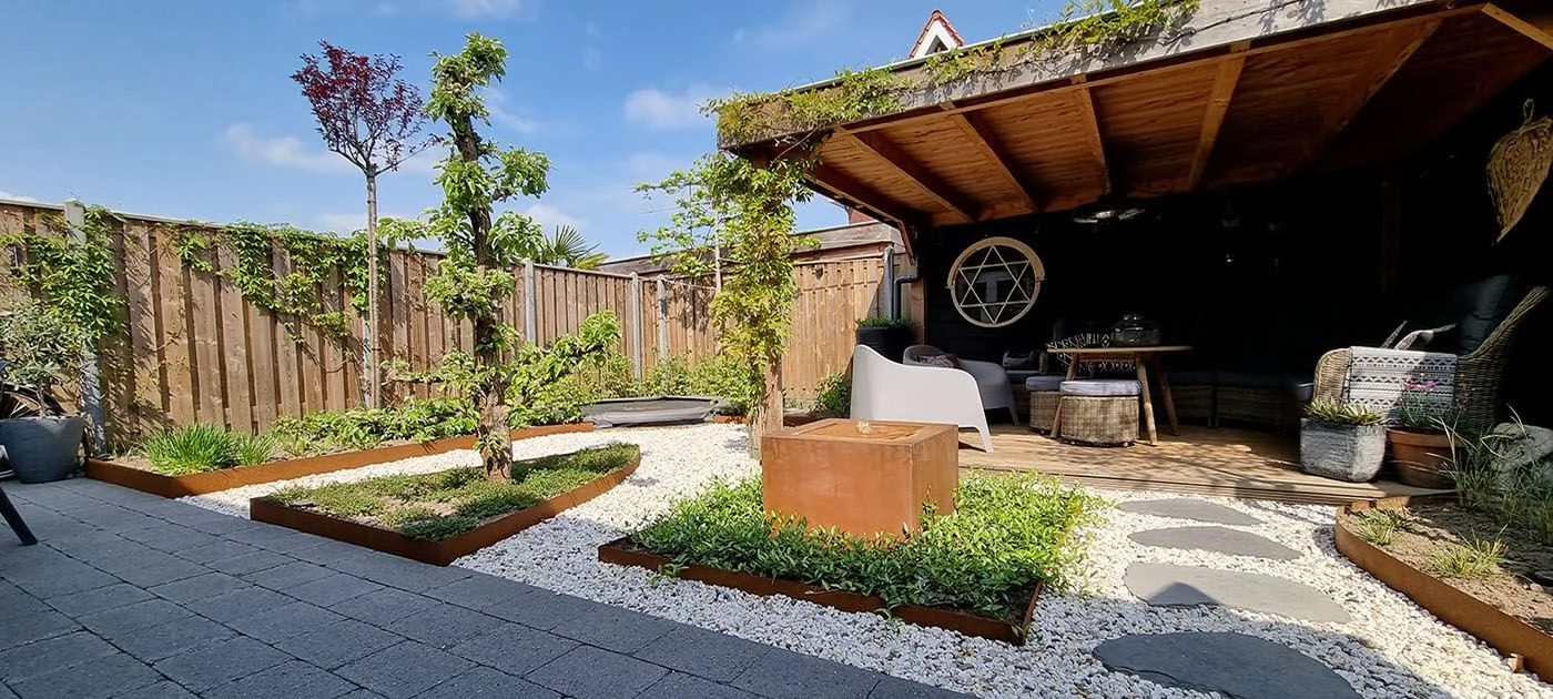 Τοποθέτηση περιμετρικής μπορντούρας από Cortenstahl στον κήπο: πλήρης οδηγός βημάτων